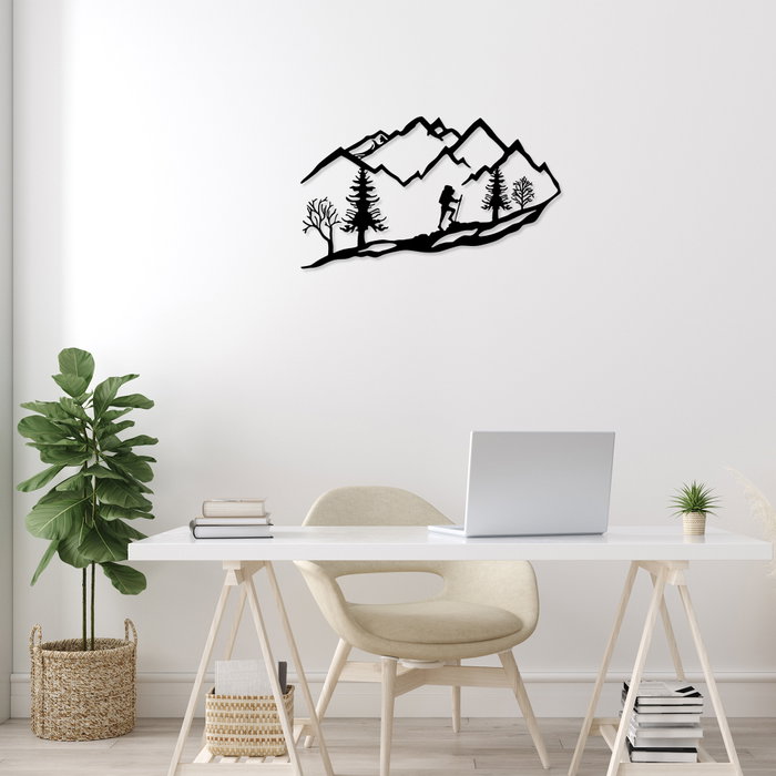 Wallity Mountain Climbing Escultura de pared